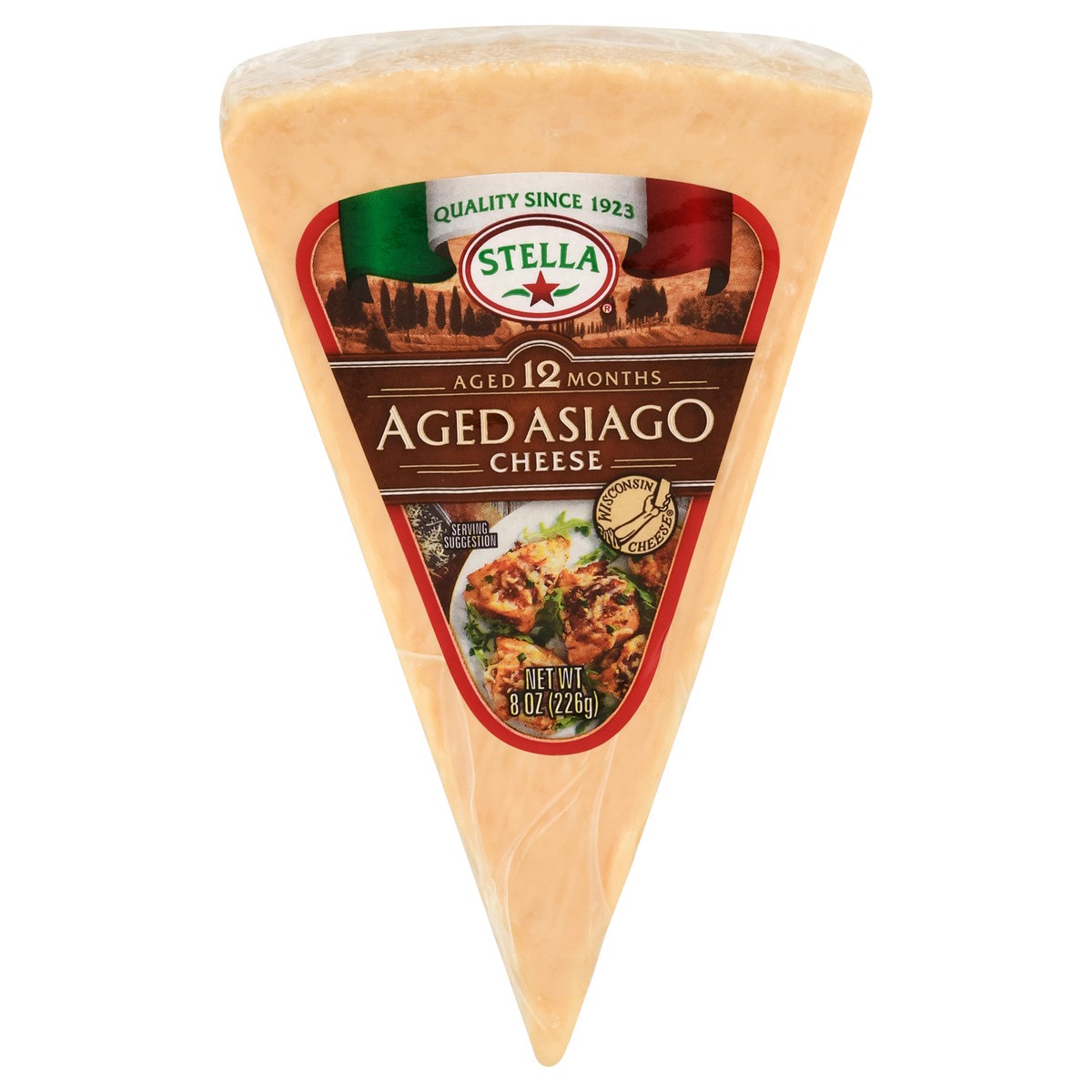 slide 9 of 11, Stella Aged Asiago Cheese 8 oz, 8 oz