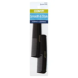 Conair Styling Essentials Compact Size Pocket Combs 