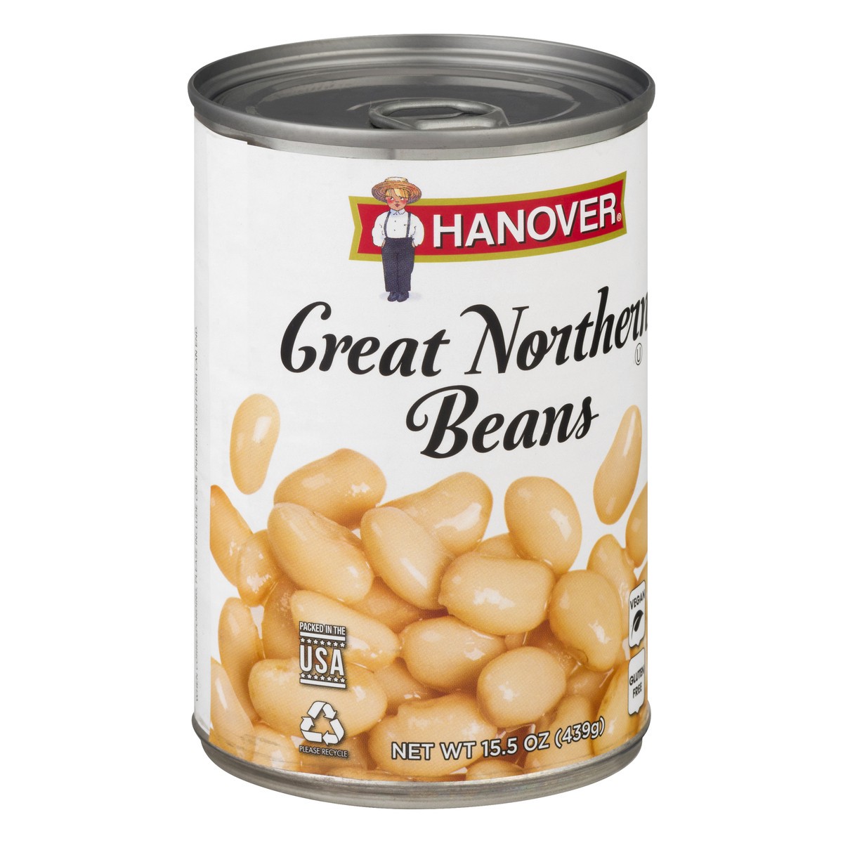 slide 5 of 12, Hanover Great Northern Beans 15.5 oz, 15.5 oz