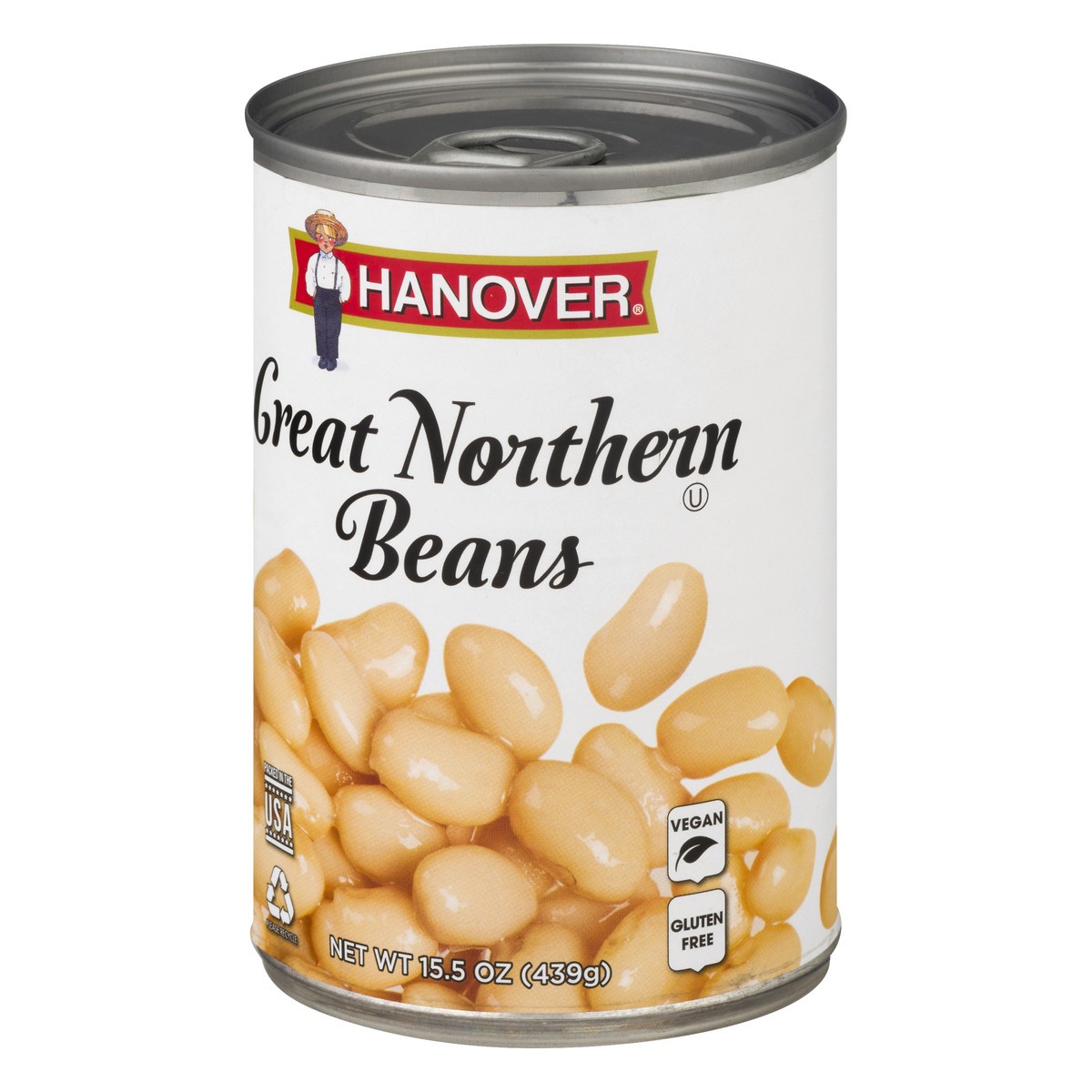 slide 8 of 12, Hanover Great Northern Beans 15.5 oz, 15.5 oz