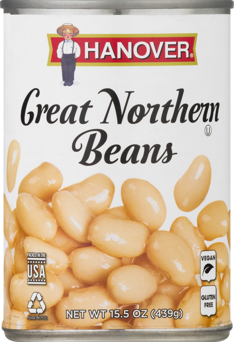 slide 1 of 12, Hanover Great Northern Beans 15.5 oz, 15.5 oz