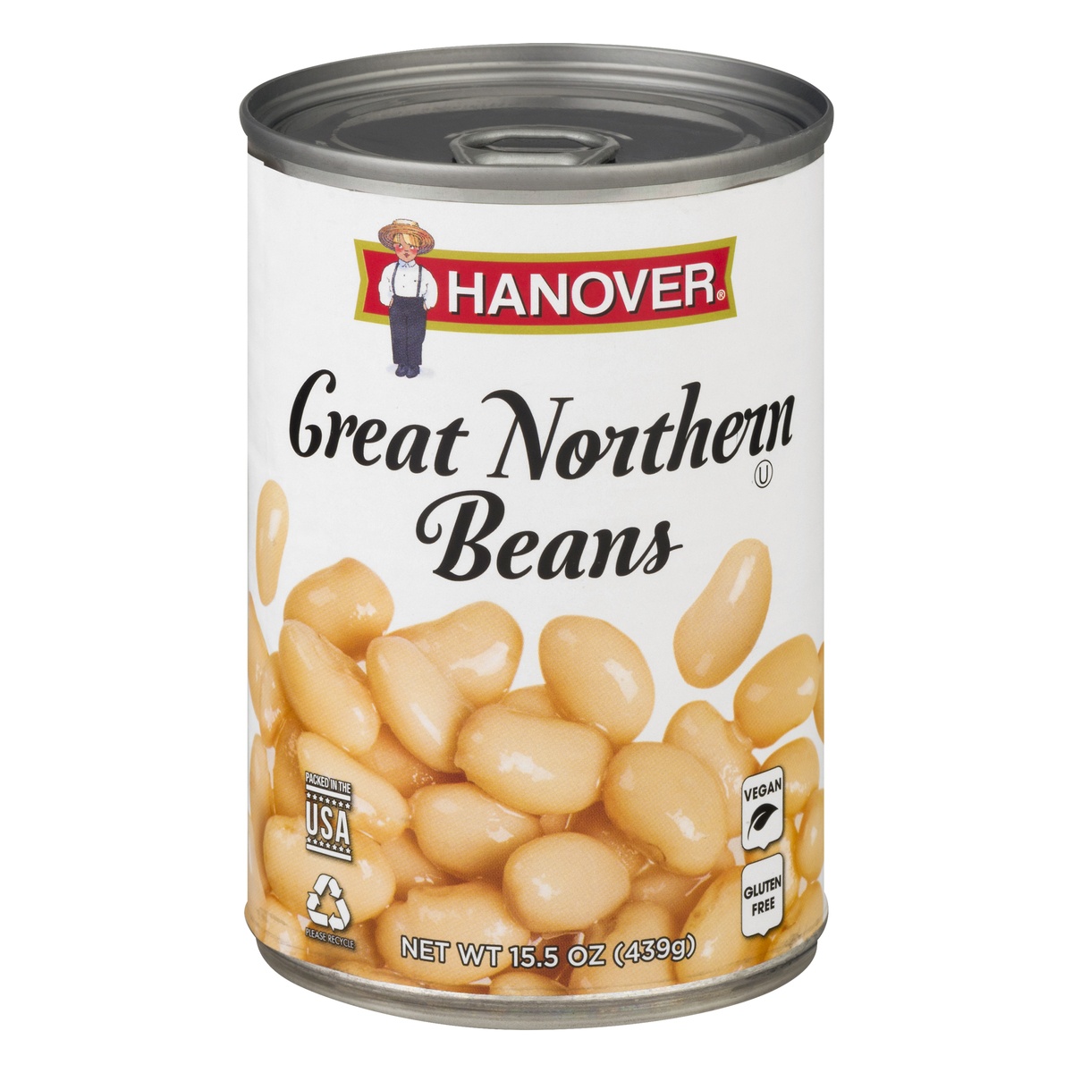 slide 1 of 1, Hanover Great Northern Beans 15.5 oz, 15.5 oz