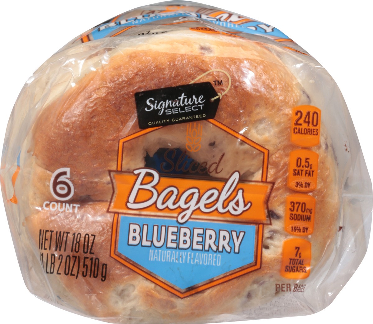 slide 8 of 11, Signature Select Bagels 18 oz,