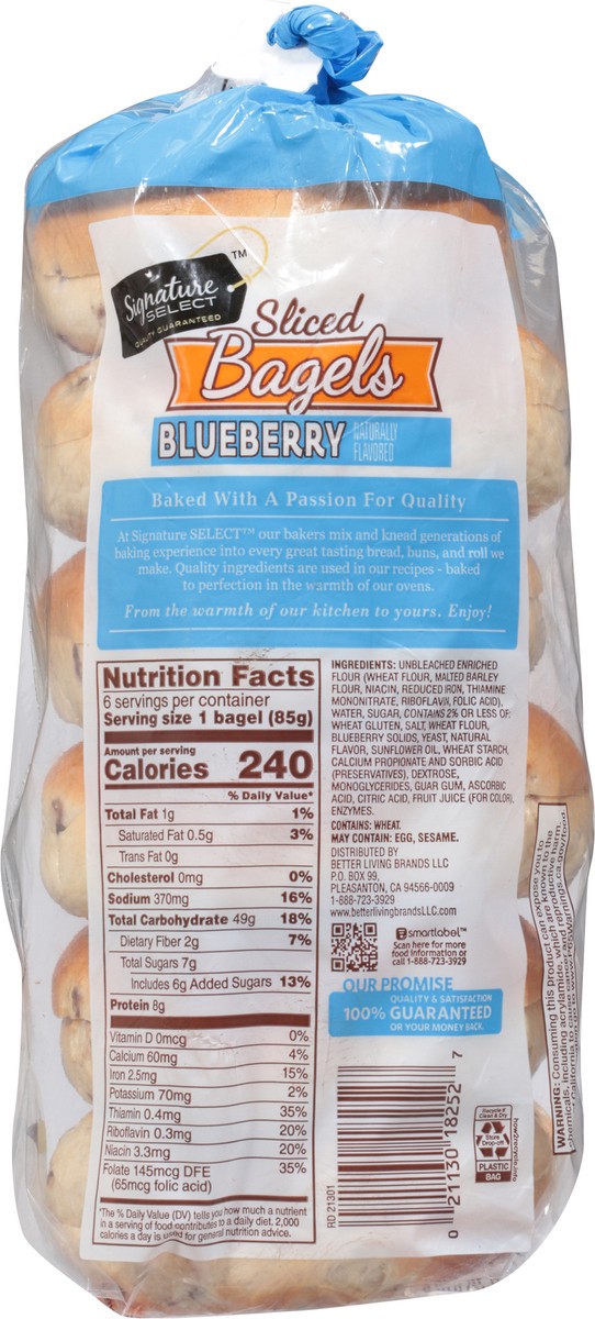slide 10 of 11, Signature Select Bagels 18 oz,