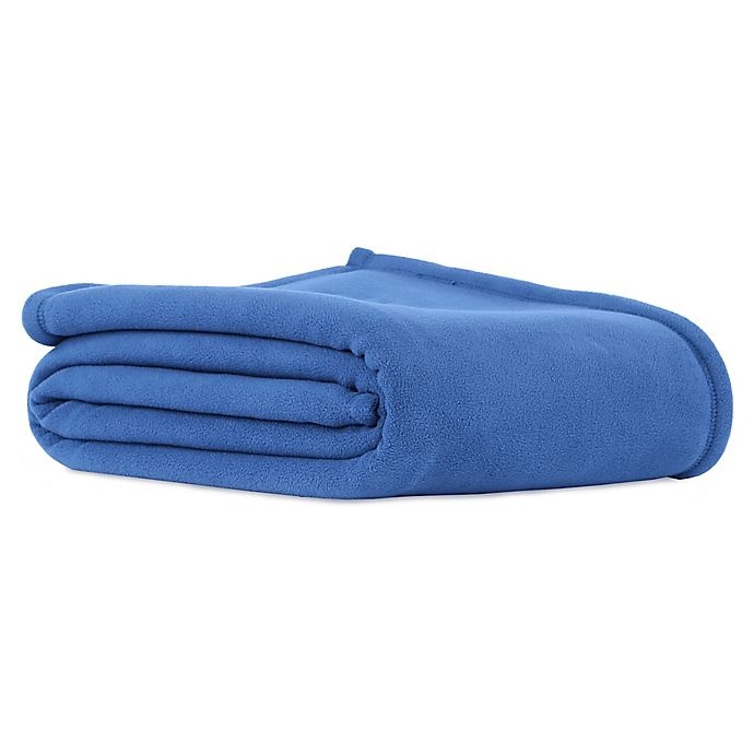 slide 1 of 1, Berkshire Blanket Original Microfleece Twin Blanket - Blue, 1 ct