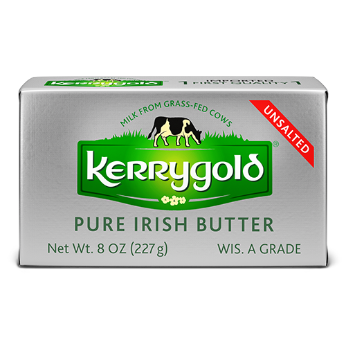 slide 1 of 5, Kerrygold Grass-Fed Pure Irish Unsalted Butter Foil, 8oz (WI), 8 oz