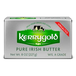 Kerrygold Grass-Fed Pure Irish Unsalted Butter - 8oz Foil