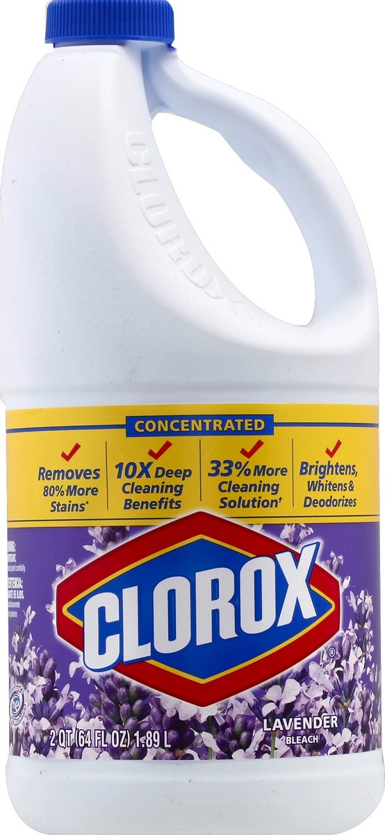 slide 2 of 3, Clorox™ Scented Bleach, Lavender Scent, 64 Ounce Bottle, 64 fl oz