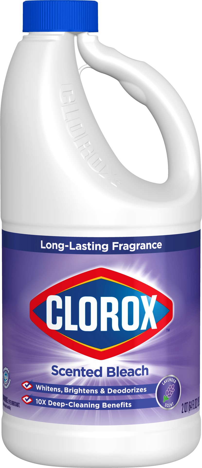 slide 1 of 3, Clorox™ Scented Bleach, Lavender Scent, 64 Ounce Bottle, 64 fl oz