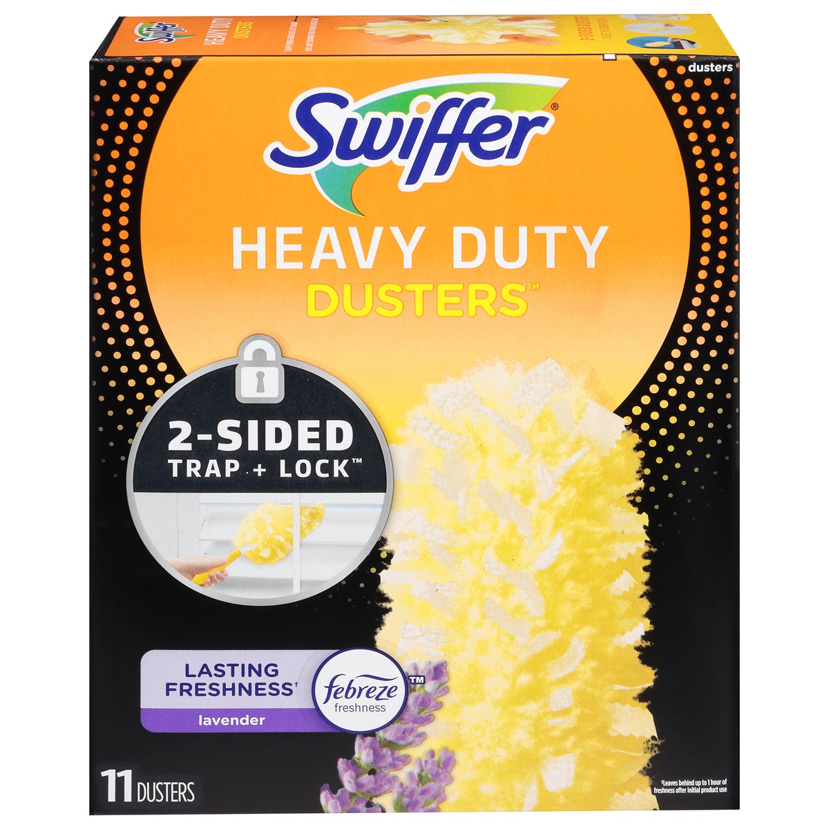 slide 1 of 9, Swiffer Heavy Duty Lavender Dusters 11 Each, 11 ct