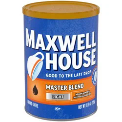Maxwell House Master Blend Mild Roast Ground Coffee, 11.5 oz Canister