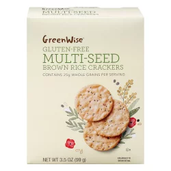 GreenWise Multi-Seed Gluten-Free Multi-Seed Brown Rice Crackers
