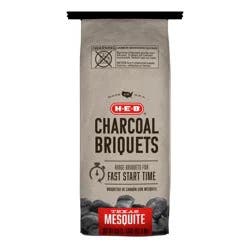 H-E-B Texas Mesquite Charcoal Ridge Briquets