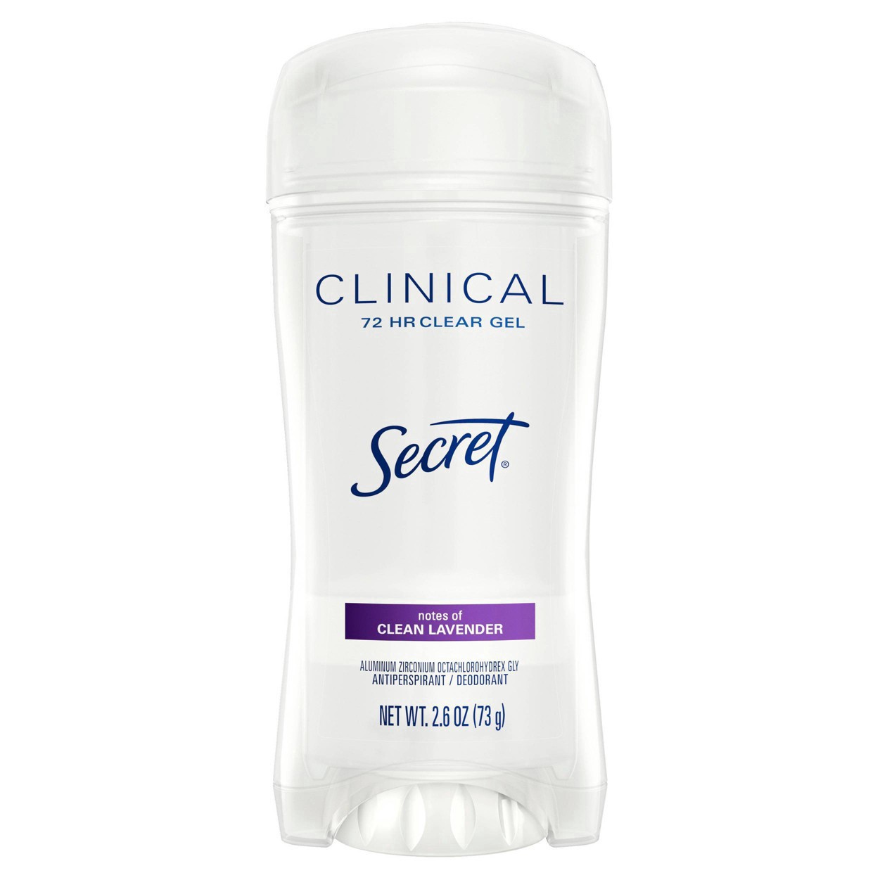 slide 16 of 53, Secret Clinical Strength Clear Gel Antiperspirant and Deodorant for Women, Clean Lavender, 2.6 oz, 2.6 oz