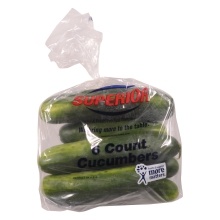 slide 1 of 1, Bagged Cucumbers, 6 ct
