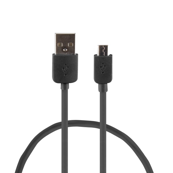 slide 1 of 1, Vivitar Od2006 Usb-A To Micro Usb Cable, 6', Black, 1 ct