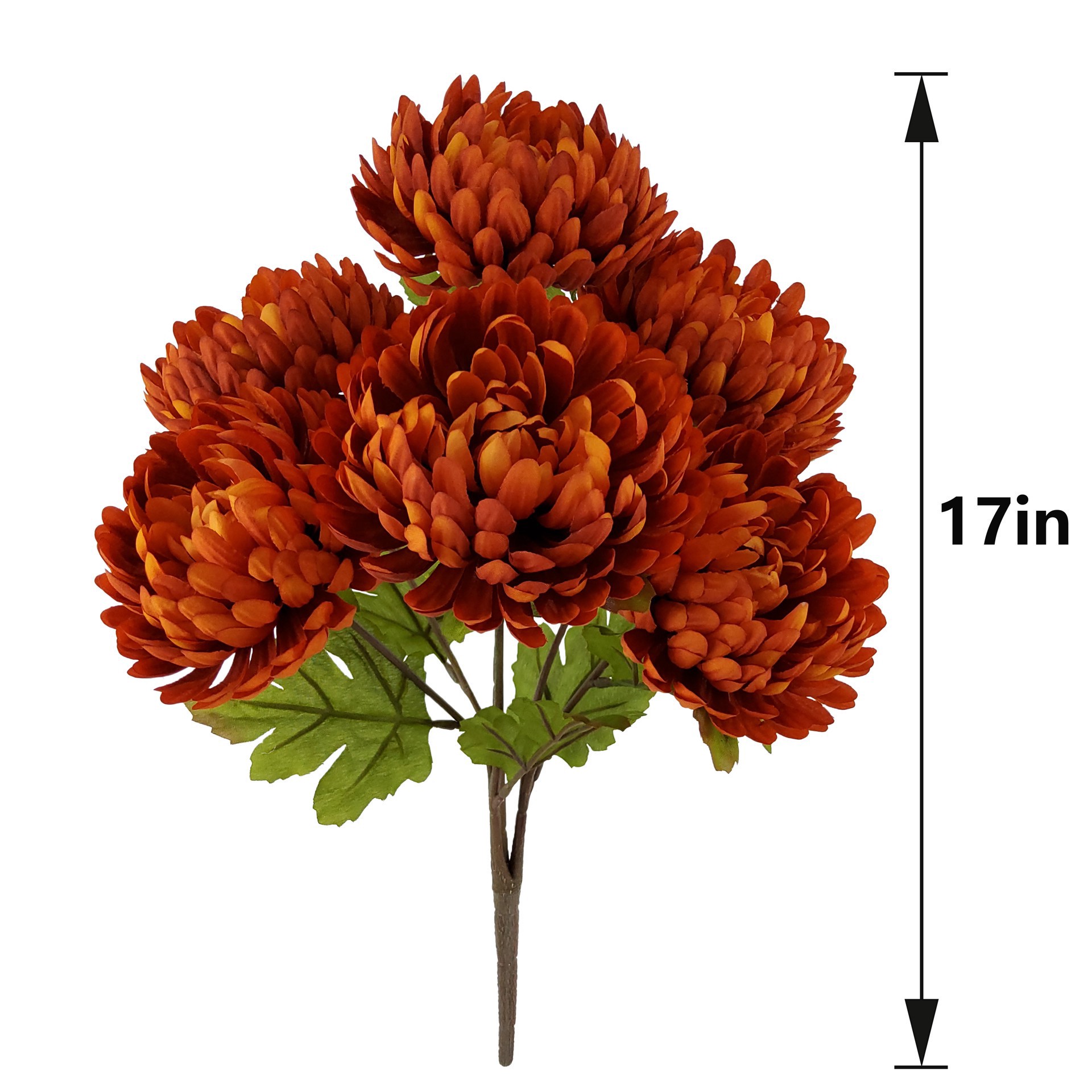 slide 2 of 3, 17" Mum Bush By Ashland, 17 in