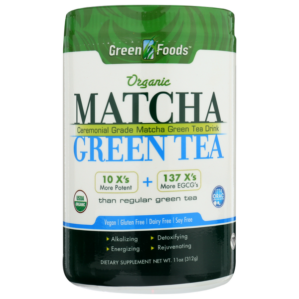 slide 1 of 1, Green Foods Matcha Green Tea Og - 11 oz, 11 oz