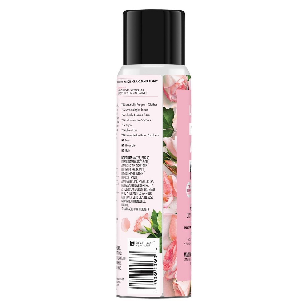 slide 2 of 5, Love Home and Planet Re-Wear Rose Dry Wash Spray, 6.76 oz