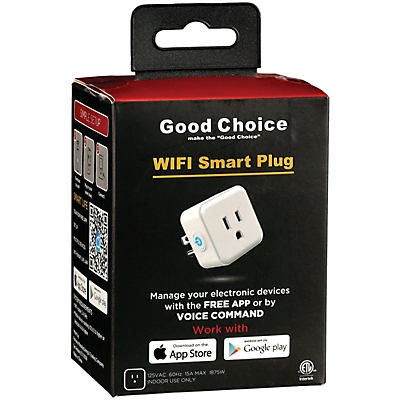 slide 1 of 1, Good Choice Smart Wi-Fi 1-Outlet Plug, 1 ct