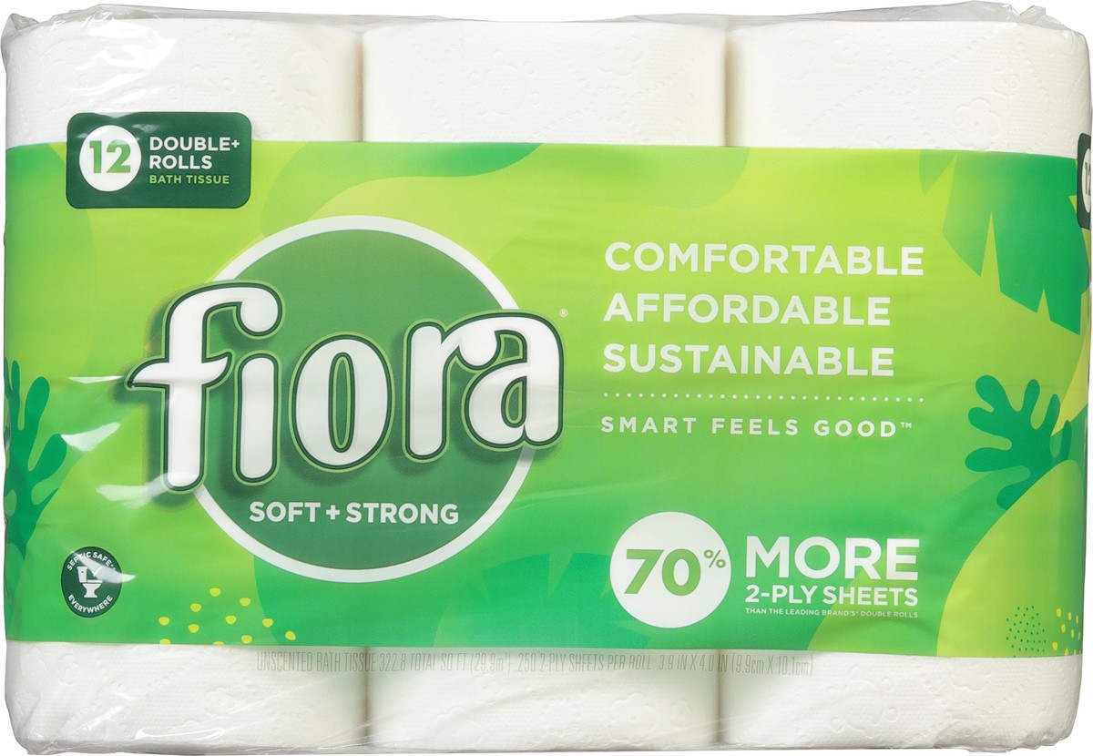 slide 3 of 9, Fiora Flora Bath Tissue, 12 ct