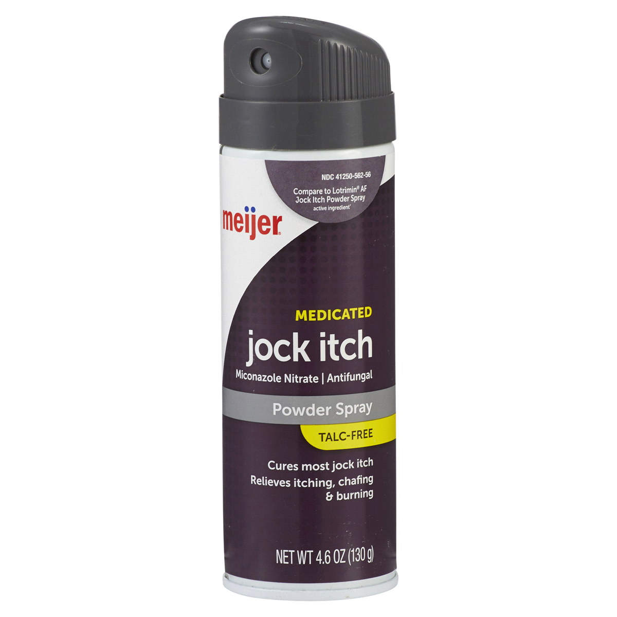 slide 1 of 9, Meijer Medicated Jock Itch Powder Spray, 4.6 oz