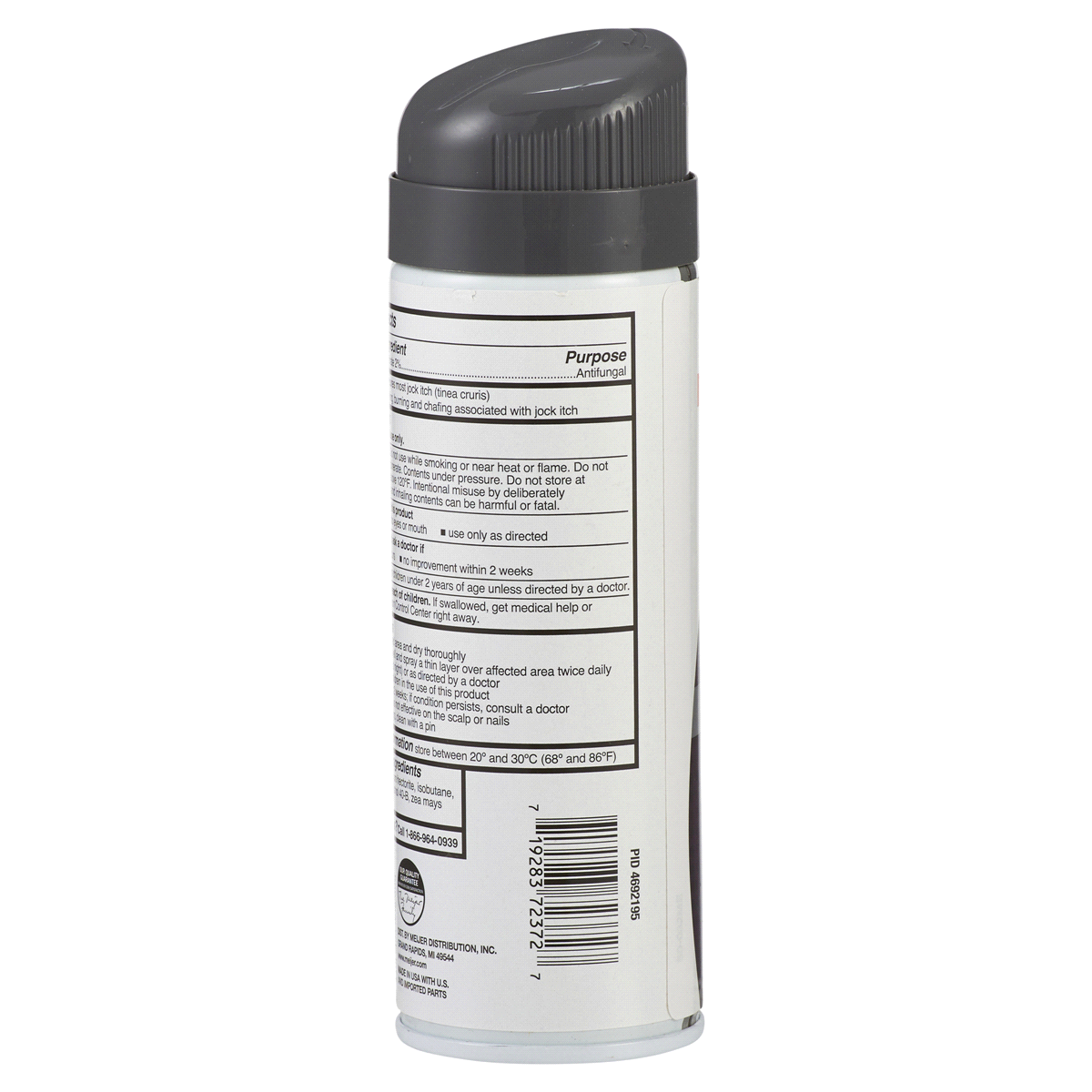 slide 6 of 9, Meijer Medicated Jock Itch Powder Spray, 4.6 oz