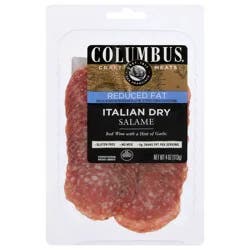 Columbus Reduced Fat Italian Dry Salame 4 oz