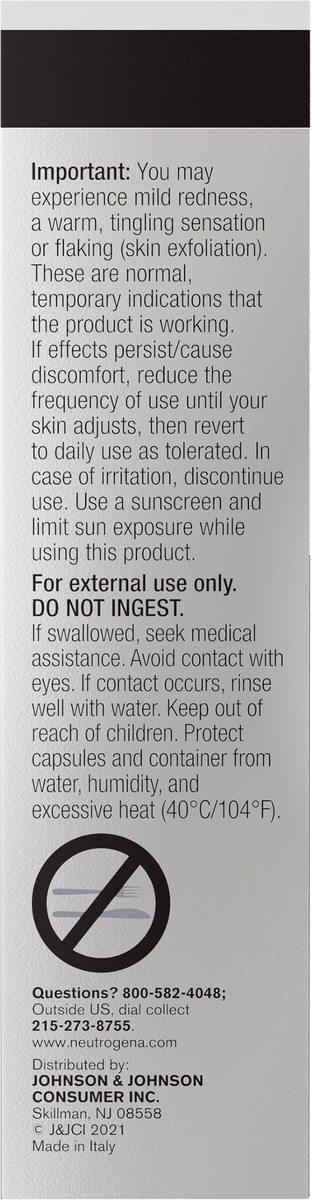 slide 8 of 8, Neutrogena Rapid Wrinkle Repair Retinol Face Serum Capsules - Fragrance Free - 30ct, 30 ct