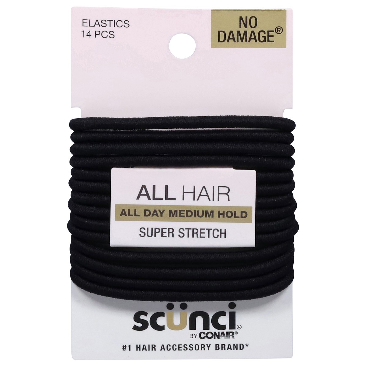 slide 1 of 9, scünci No Damage Elastics 14 Each, 14 ct