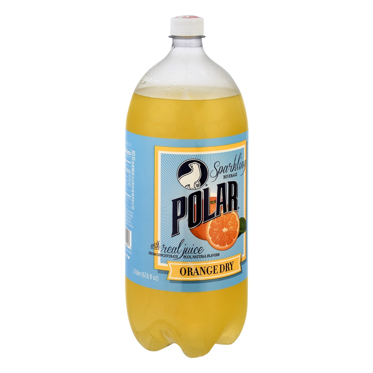 slide 3 of 9, Polar Orange Dry Sparkling Beverage - 2 liter, 2 liter