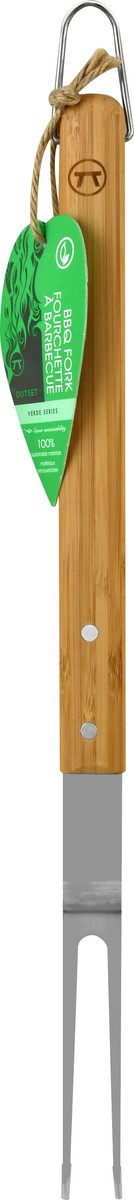 slide 1 of 9, Outset Verde Series BBQ Fork 1 ea, 1 ct