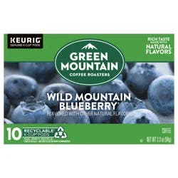 Green Mountain Coffee Roasters Wild Mountain Blueberry Keurig Single-Serve K-Cup pods, Light Roast Coffee, 10 Count