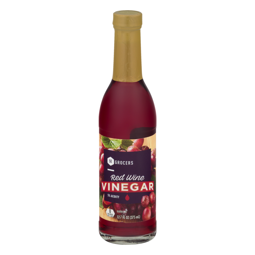 slide 1 of 1, SE Grocers Red Wine Vinegar, 12.7 oz