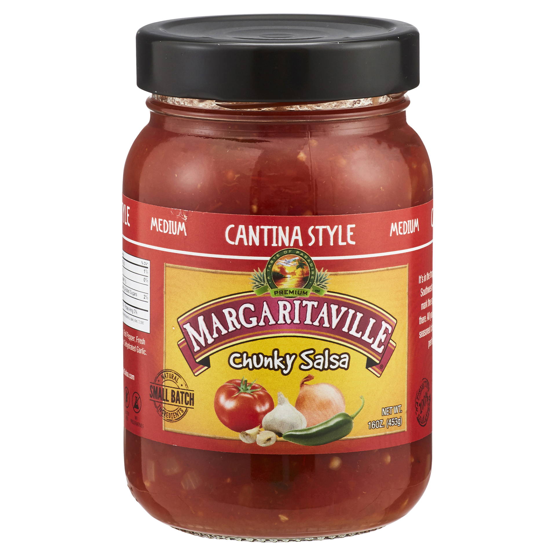 slide 1 of 1, Margaritaville Brewing Co. Chunky Salsa Cantina Style Medium, 16 oz