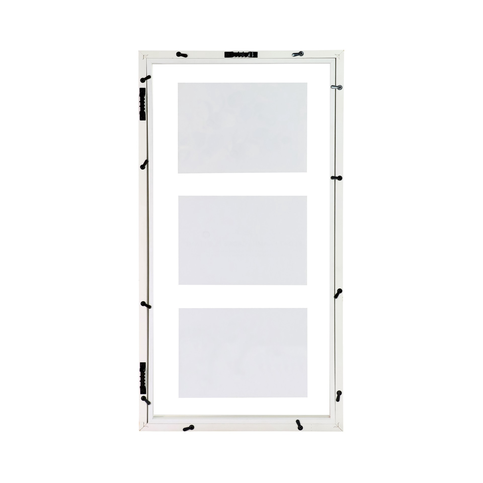 slide 5 of 6, 10" X 20" White Wooden Alexandria Float Frame By Studio Decor, 10 in x 20 in