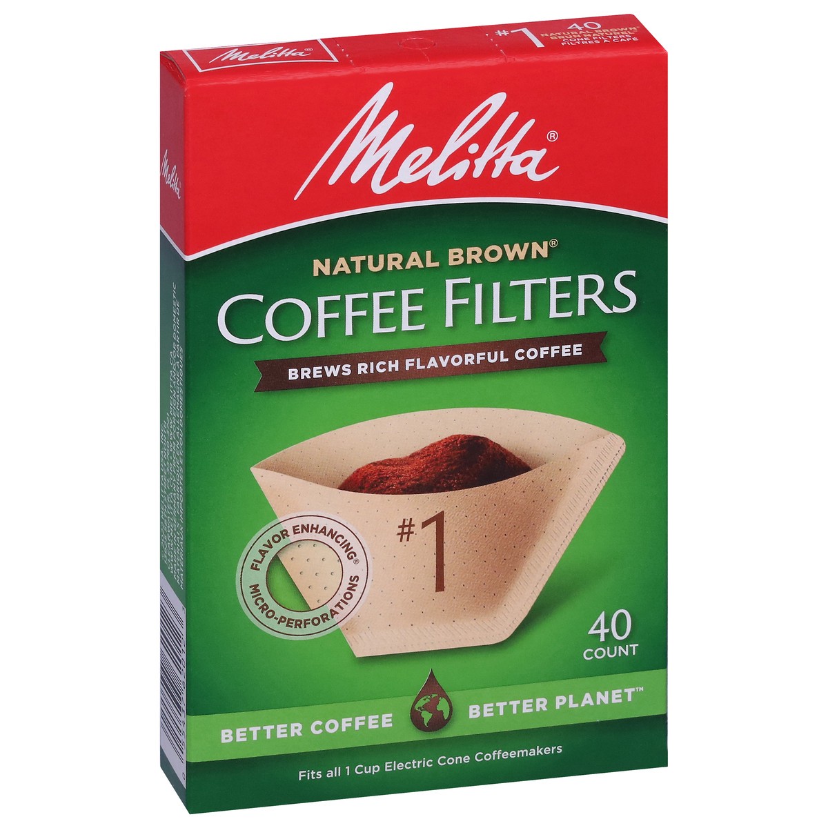 slide 3 of 9, Melitta Cone Filter - 40 ct, 40 ct