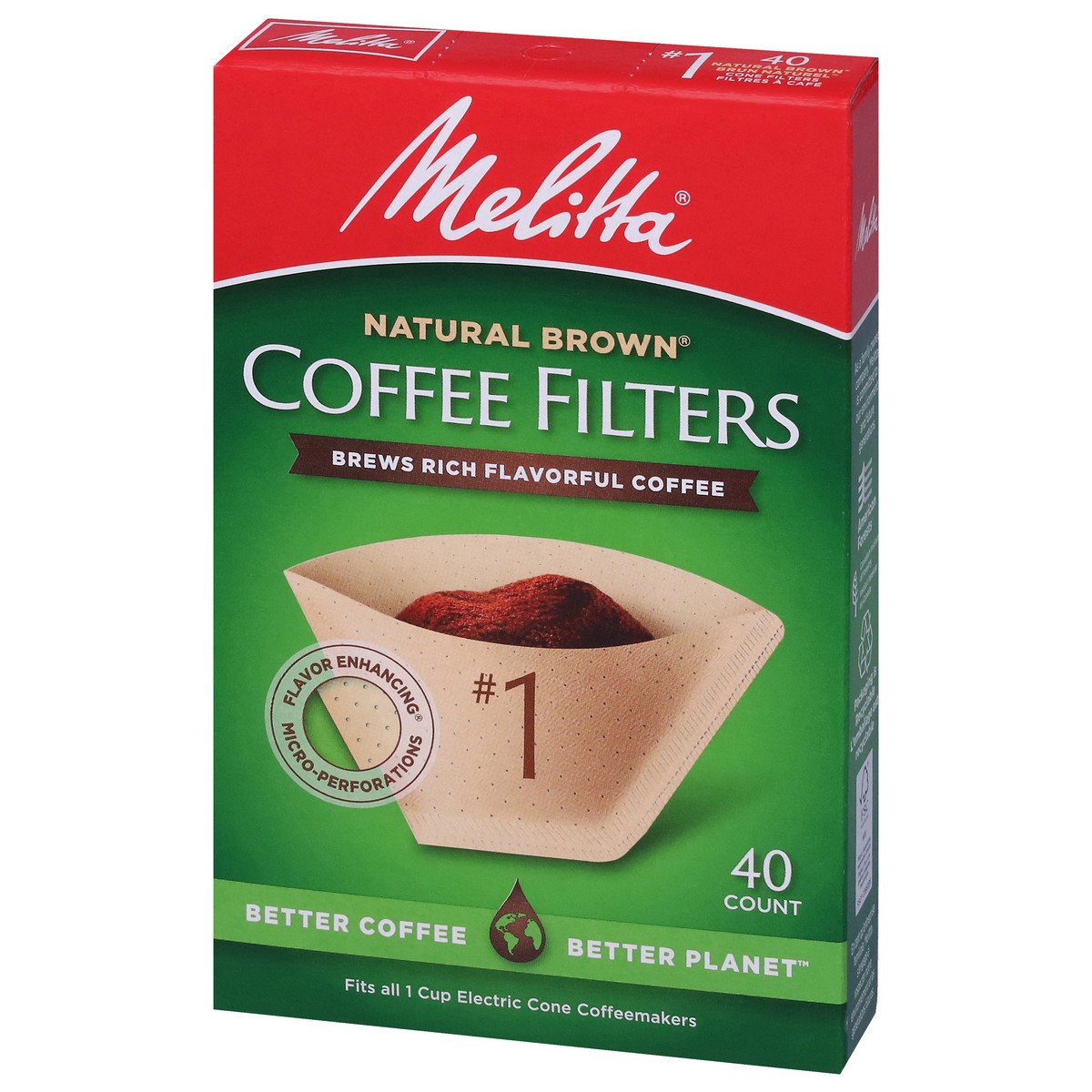 slide 4 of 9, Melitta Cone Filter - 40 ct, 40 ct