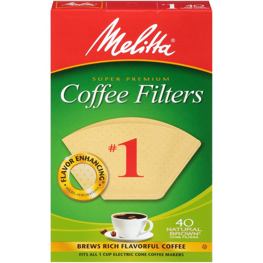 slide 1 of 9, Melitta Cone Filter - 40 ct, 40 ct