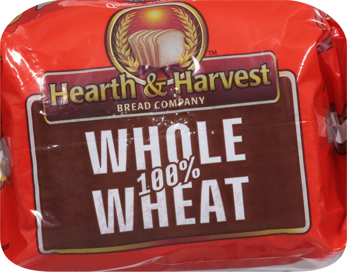 slide 5 of 9, Hearth & Harvest Bread Company 100% Whole Wheat Bread 22 oz, 22 oz