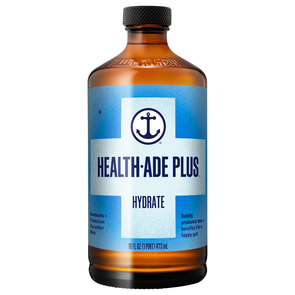 slide 7 of 9, Health-Ade Plus Hydrate Kombucha - 16 fl oz, 16 fl oz