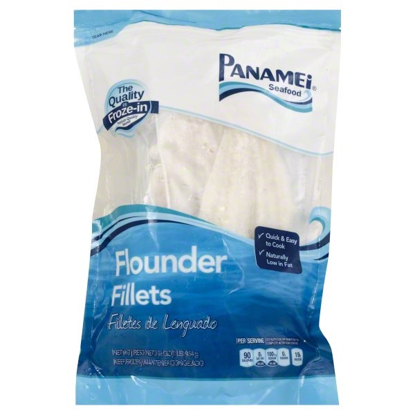 slide 1 of 1, Panamei Flounder Fillet, 1 lb