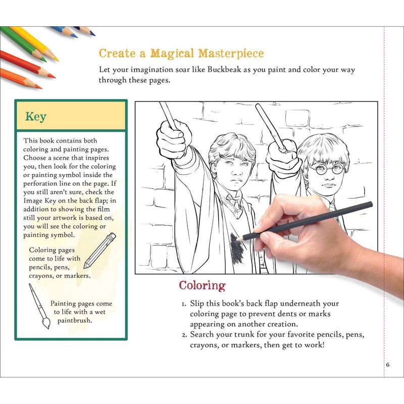 slide 4 of 5, READERLINK Harry Potter Paint With W, 1 ct