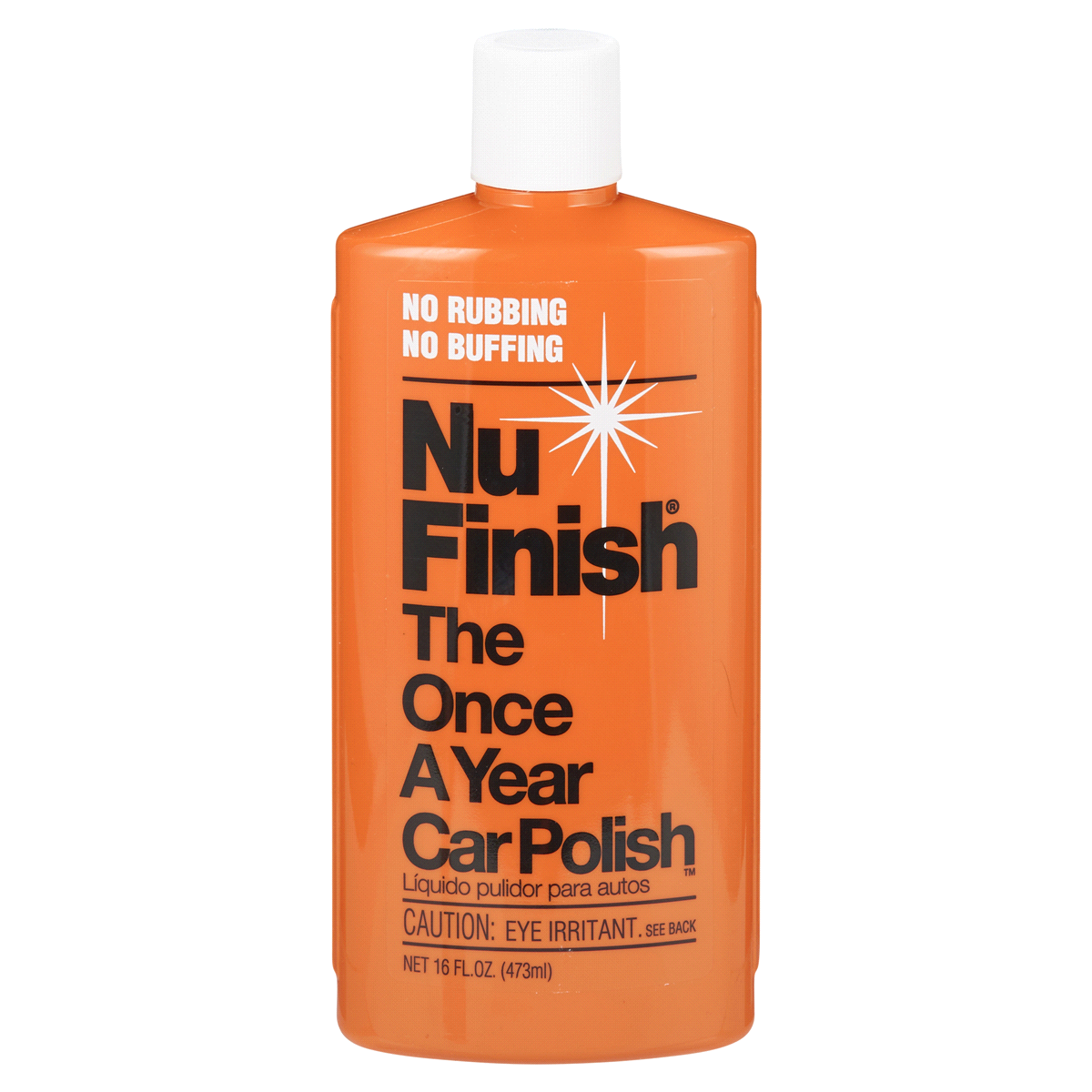 slide 1 of 1, Nu Finish The Once A Year Car Polish bottle, 16 fl oz