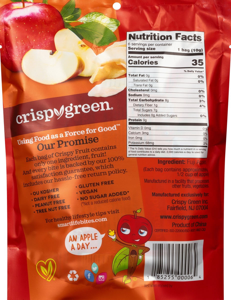 slide 6 of 9, Crispy Green Freeze Dried Apples, 2.16 oz