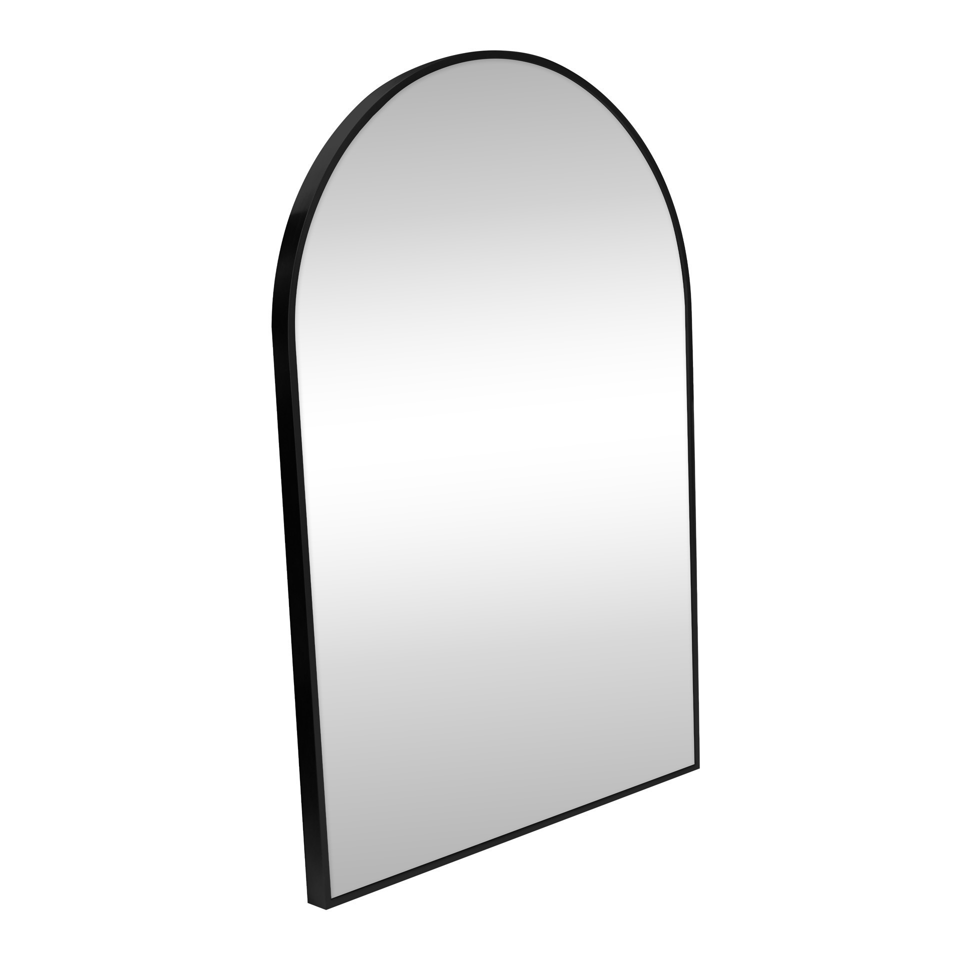 slide 5 of 5, 20" X 30" Black Arch Decorative Mirror By Ashland, 20 in x 30 in