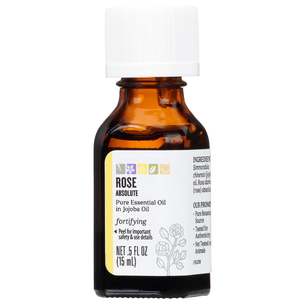 slide 8 of 9, Aura Cacia Rose Absolute In Jojoba Oil, 0.5 oz