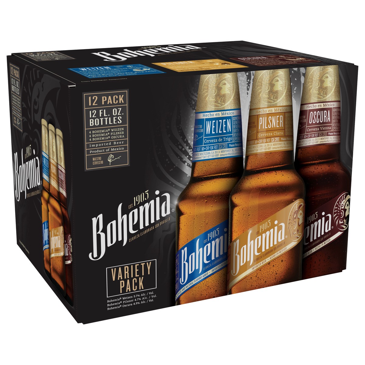 slide 2 of 8, Bohemia 12 Pack Special Edition Beer 12 - 12 fl oz Bottles, 12 ct