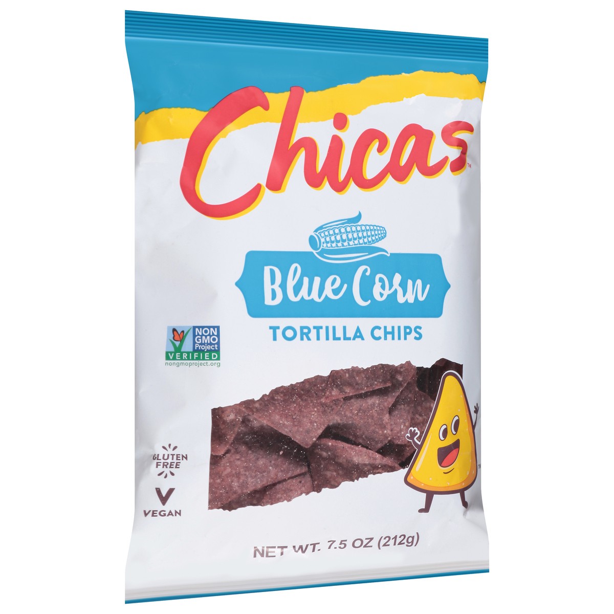slide 12 of 13, Chicas Blue Corn Tortilla Chips, 7.5 oz