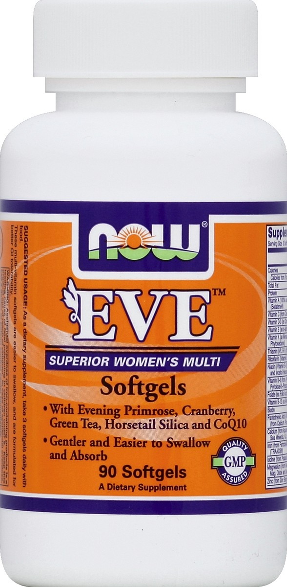slide 2 of 2, NOW Eve™ Women's Multiple Vitamin - 90 Softgels, 90 ct